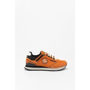 Colmar Orange Leather Athletic Men's Sneakers